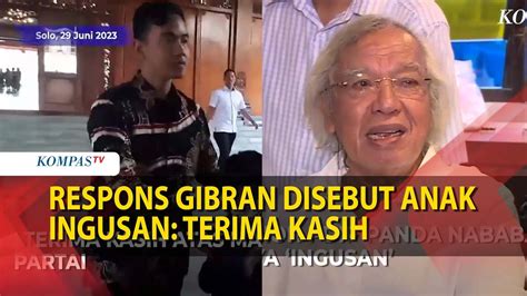 Senior Pdip Panda Nababan Sebut Gibran Anak Ingusan Youtube