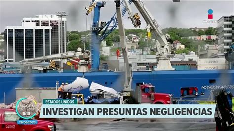 Sumergible Titan Hallan Presuntos Restos Humanos Imagen Televisi N