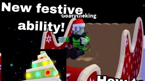 How To Get Festive Ability In Ability Wars YouTube