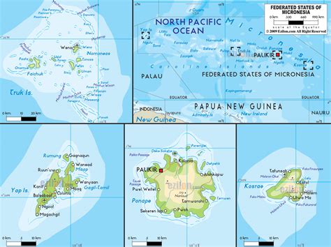 Maps of Micronesia | Map Library | Maps of the World