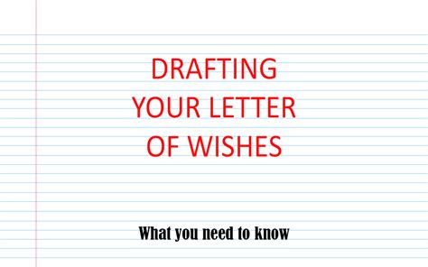 Free Sample Letter Of Wishes Template Printable Templates