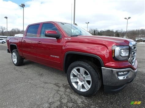 Cardinal Red Gmc Sierra Sle Crew Cab Wd Photo