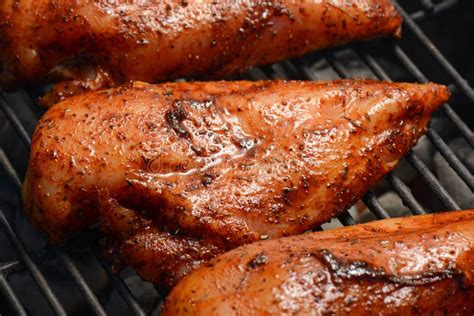 Bbq Huhn Auf Grill Stockfoto Bild Von Nahrung Rezept