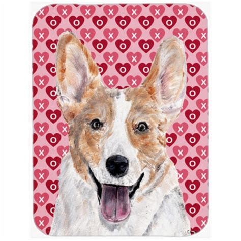 Carolines Treasures SC MP Cardigan Corgi Hearts And Love Mouse Pad Hot Pad Or Trivet