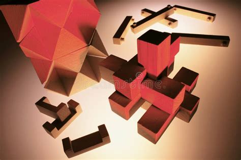 Wooden Puzzle Blocks stock image. Image of creative, object - 22369415