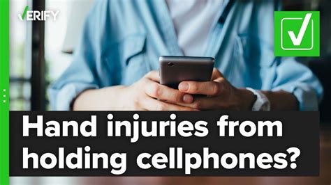 Hand injuries possible with constant cellphone usage | verifythis.com