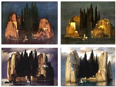 4 Versioni De L Isola Dei Morti Realizzate Da Bocklin Fra Il 1880 E