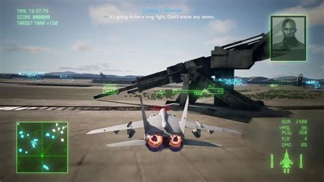 Ace Combat Playthrough Mission Stonehenge Defensive Expert