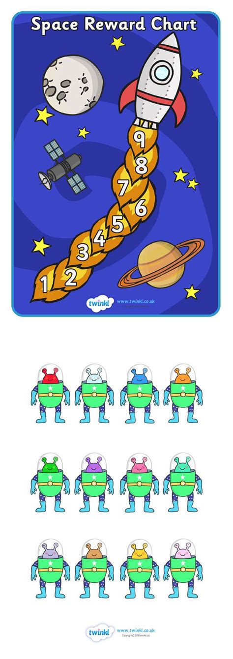 Twinkl Resources Space Reward Chart Thousands Of Printable