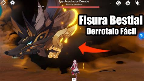 Derrotando Facil Al Nuevo Boss Fisura Bestial Rey Acechador Dorado