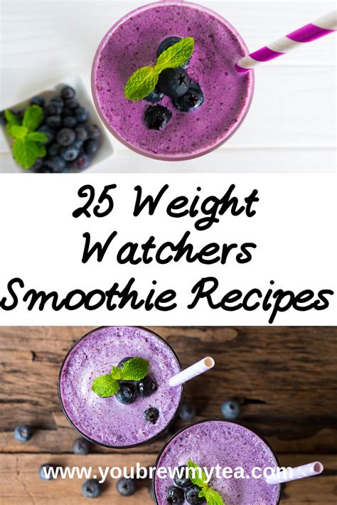 25 Weight Watchers Smoothies My Favorite Recipes Weight Watchers