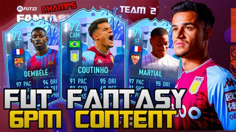 FIFA 22 LIVE 6PM CONTENT FUT FANTASY TEAM 2 RELEASE LIVE FUT FANTASY