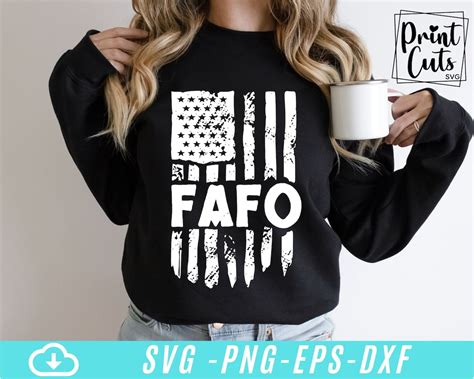 Fafo American Flag Svg American Flag Fafo Svg Nd Amendment Svg Fuck Around Svg Fuck Around