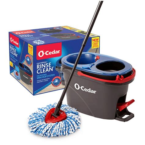 O Cedar Easywring Rinseclean Spin Mop And Bucket System Hands Free