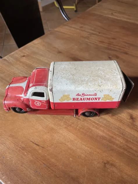 Vieux Jouet T Le Camion Opel Blitz Biscuits Beaumont France Jouet