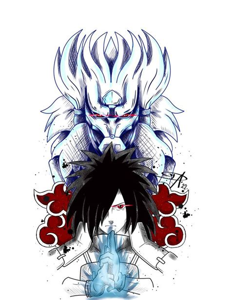 Uchiha Madara Tattoo Design Em Tatuagens De Anime Tatuagem Do