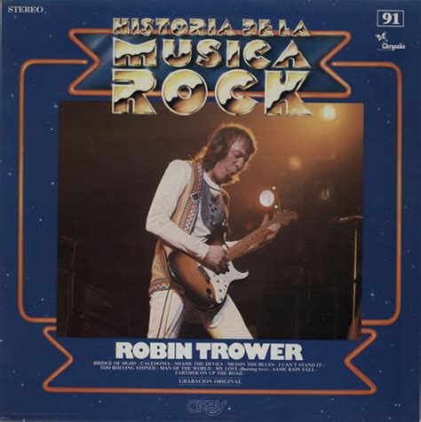 Robin Trower Historia De La Musica Rock Spanish Vinyl Lp Album Lp