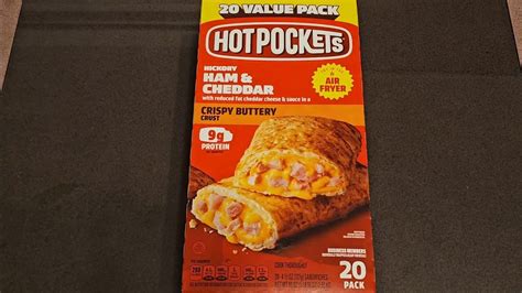 Costco Sale Item Review Hot Pockets Hickory Ham Cheddar Cheese Sauce