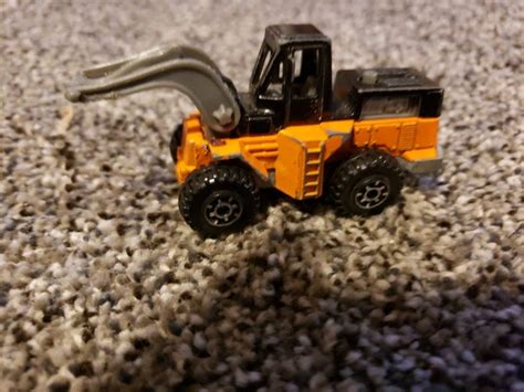 VINTAGE HOT WHEELS 1979 Mattel Inc Wheel Loader Bulldozer Orange 8 47 PicClick UK