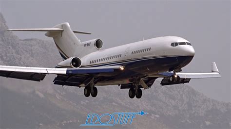 PRIVATE BOEING 727! - CLOSE-UP! Landing at Split Airport LDSP/SPU - YouTube