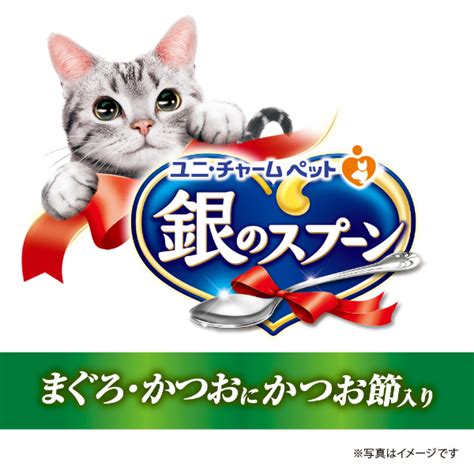 Lohaco 銀のスプーン まぐろ・かつお・かつお節入り 70g 24缶 キャットフード 猫 ウェット 缶詰