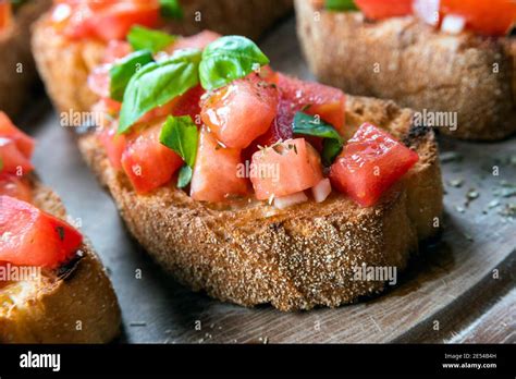 Antipasti Italien De Bruschetta Banque De Photographies Et Dimages