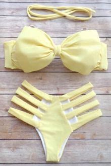 Mini Bikini 2021 Swimwear Women Push Up Bikini Set Padded Bra Sexy Swimsuit Hot Bandage Swim