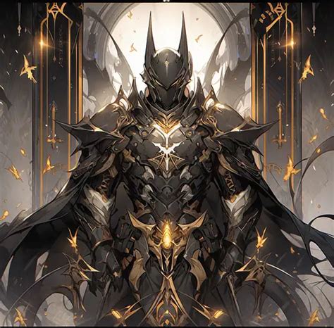 Dark Knight Gilded Armor Stable Diffusion Prompt Midjourney