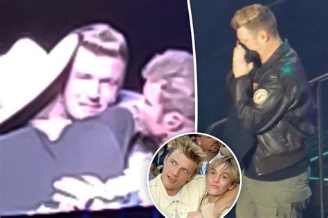 Nick Carter Breaks Down At Bands Tribute To Brother Aaron