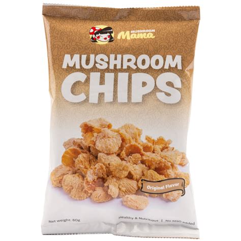 Mushroom mama Mushroom Chips Original Flavor 80g For Sale Philippines | JustShop PH