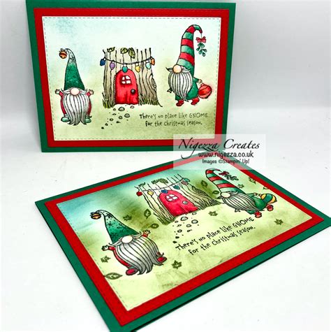 Nigezza Creates Using Stampin Blends To Colour Christmas Gnomes