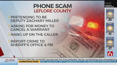 Leflore County Sheriff Warns Residents Of Phone Scam