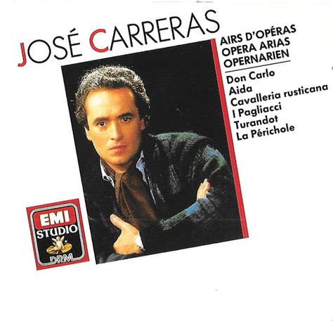 José Carreras Airs Doperas Opera Arias Opernarien 1986 Cd