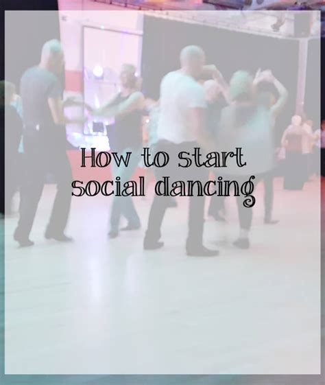 How to start social dancing in 2018