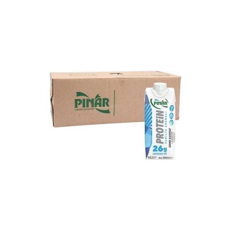 Pınar Protein Süt Vanilya Aromalı 500 ml x 12 Adet Fiyatı