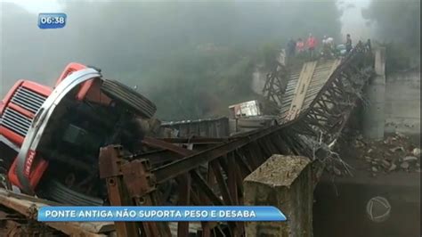 Ponte N O Suporta Peso De Caminh O E Desaba Youtube