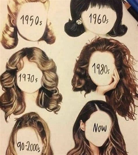 Hairstyles Through The Decades Artistic Hair Hair Styles Curly Hair