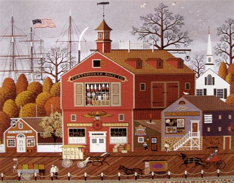 Solve Portsmouth Boat Co Charles Wysocki Jigsaw Puzzle Online With