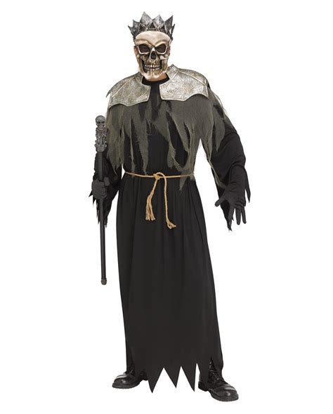 Skeleton King Costume One Size for Halloween | Horror-Shop.com