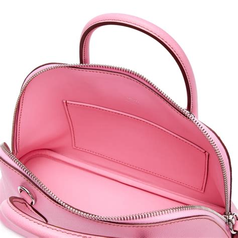 Hermès 5p Bubblegum Pink Epsom Bolide 1923 25 Palladium Hardware 2021 Available For Immediate