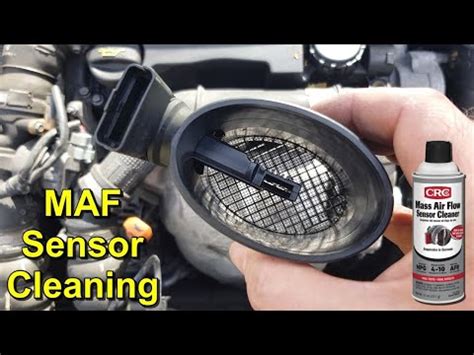 Maf Sensor Cleaning Mass Air Flow Sensor Youtube