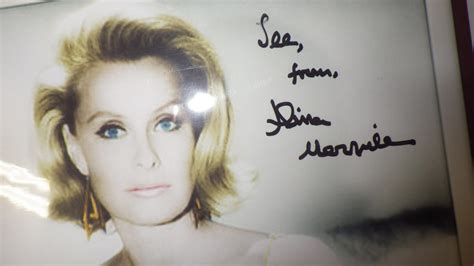 Dina Merrill Signed Inscribed Autographed Color Photo Beautiful Blonde