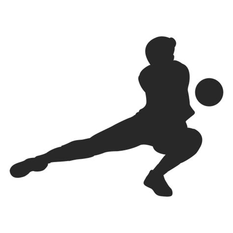 Volleyball Dig Silhouette Png And Svg Design For T Shirts