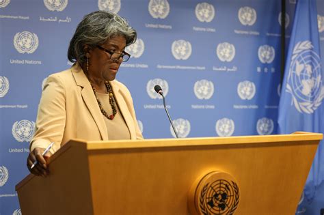 Remarks By Ambassador Linda Thomas Greenfield At A Press Conference On