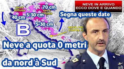 Meteo Fortissima Nevicata In Arrivo Al Piano Su Nord E Centro