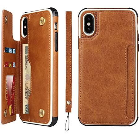 Iphone Xs Max Wallet Case With Card Holder Ot Onetop Premium Pu Leather