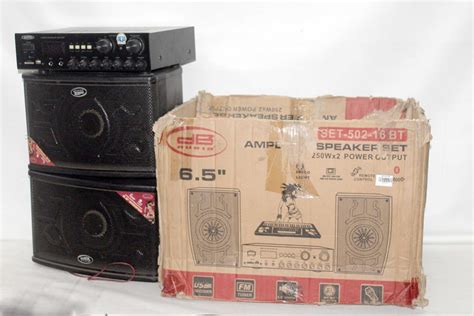 Pcs Db Audio Amplifier Speaker Set Bt Pcs Db Audio Amplifier