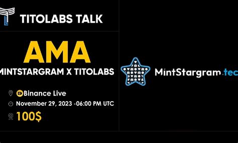 AMA WITH MINTSTARGRAM AIRDROP 100 Binance Live