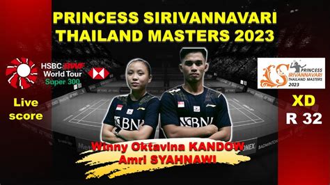 LIVESCORE Amri SYAHNAWI Winny Oktavina KANDOW PRINCESS