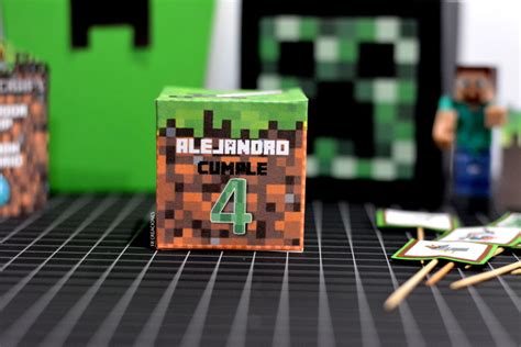Fr Creaciones Minecraft Detalles Para Una Fiesta De Cumpleaños